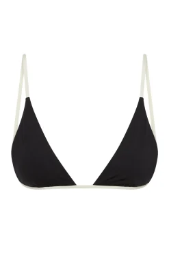 Monday Swimwear Barbados Top - Black/Ivory