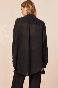 Monday Swimwear Barcelona Tunic - Crinkle Linen