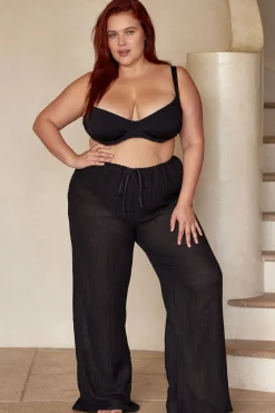 Monday Swimwear Belize Pant - Crinkle Linen