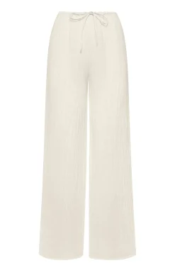 Monday Swimwear Belize Pant - Crinkle Linen