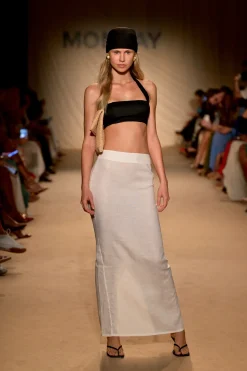 Monday Swimwear Fontelina Linen Skirt - White