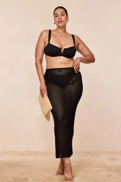 Monday Swimwear Fontelina Midi Skirt - Treble Knit