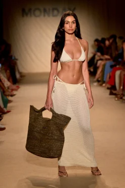 Monday Swimwear Fontelina Midi Skirt - Shiny Treble Knit