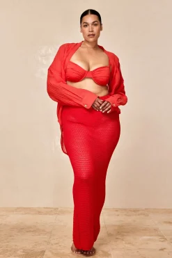 Monday Swimwear Fontelina Skirt - Lace Crochet