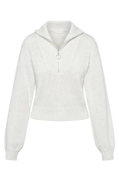 Monday Swimwear Lisbon Quarter Zip Sweater -