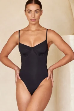 Monday Swimwear Maui One Piece - Black