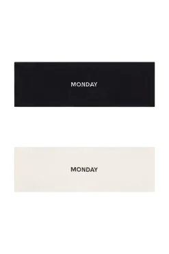 Monday Swimwear Monday Headband Set - Black/Ivory