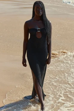 Monday Swimwear Montego Bandeau Dress - Lace Crochet