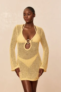 Monday Swimwear Montego Mini Dress - Honey Petit Crochet
