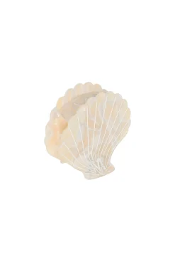 Monday Swimwear Sanibel Shell Hair Clip - Ivory Swirl