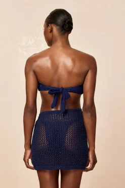Monday Swimwear Santa Marta Sarong - Midnight Petit Crochet