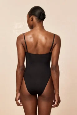 Monday Swimwear Sausalito One Piece - Black/Ivory